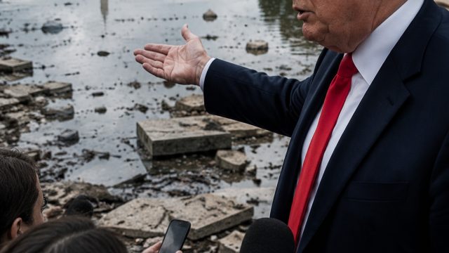 Trump Claims Vandalism at Reflecting Pool: Public Outcry and Questions