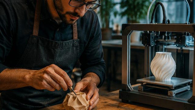 Exploring the Fusion of Craft and Digital Fabrication in Modern Design